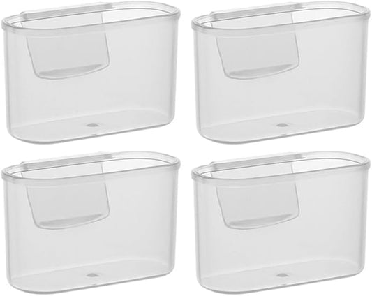 4pcs Refrigerator Side Door Box Refrigerator Side Door Hanging Organizer Snack Rack Organizer Spices mini food containers Fridge Sauce Bag Organizer pp desktop storage box