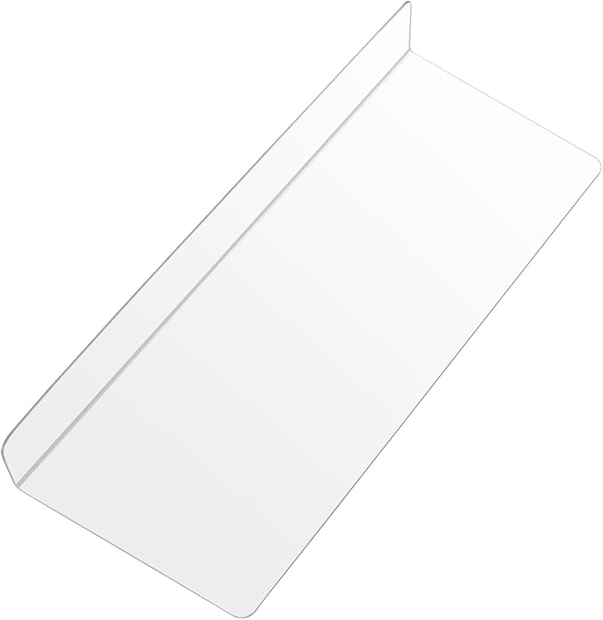 KEILEOHO 12-Pack Shelf Dividers Closet Organization, Clear Closet Shelf Dividers, Acrylic Bag Storage Organizer for Closet, Purse, Clothes, Sweater