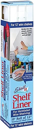 Shelf-It Liner for 12' Wire Shelving with Locking Tabs (2-Pack)