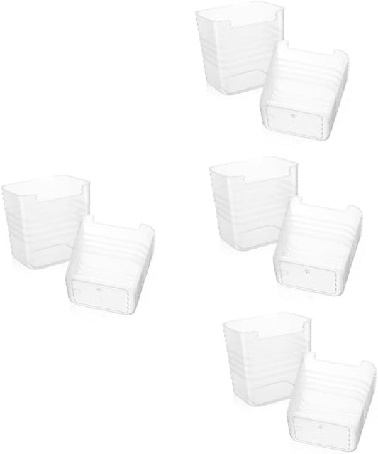 GLEAVI 8pcs Refrigerator Organizer Bins for Condiments Vegetables and Fruits Space-Saving Storage for Kitchen and Pantry