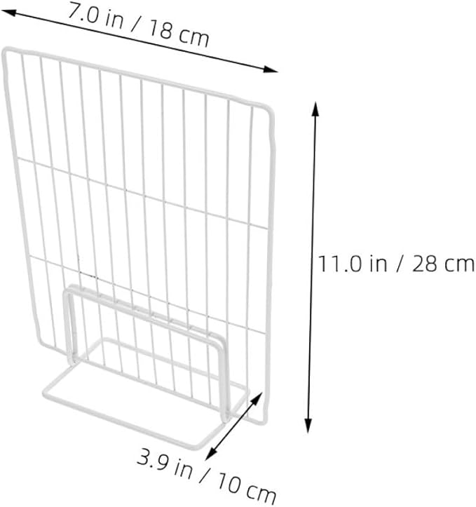 Refrigerator Partition Board 28x18cm Wire Mesh Shelf Divider Freezer Compartment Organizer for Chest Freezer and Fridge Storage