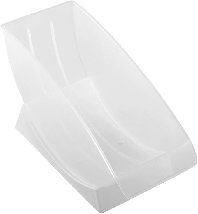 Jumbl 10-Inch Veritcal Salad Plate, Dessert Plate Holder, Cabinet Space Saver and Organizer, Plastic Plate Cradle pefect for small cabinet storage, RV's, apartments. Comes with 1 Cradle