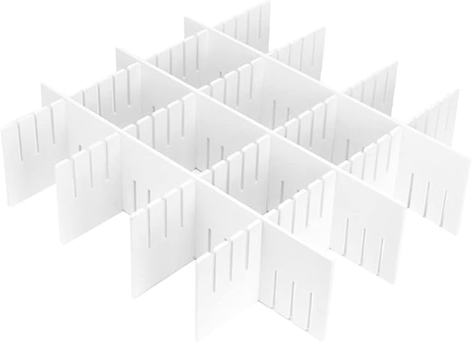 7pcs Dividers Multipurpose Organizers for Closet Kitchen and Office Storage for Socks Underwear and Accessories
