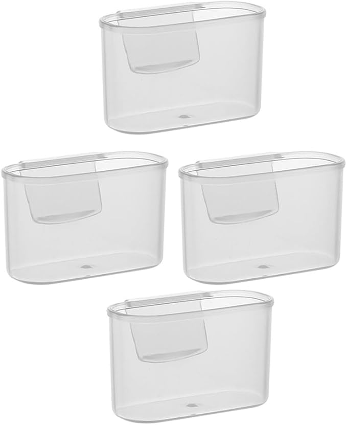 4pcs Refrigerator Side Door Box Refrigerator Side Door Hanging Organizer Snack Rack Organizer Spices mini food containers Fridge Sauce Bag Organizer pp desktop storage box