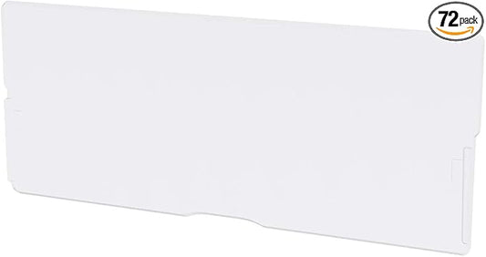 Akro-Mils 40717 Length Dividers for Plastic Storage Hardware and Craft Cabinet Large Drawers, 6 count Clear (Pack of 12)