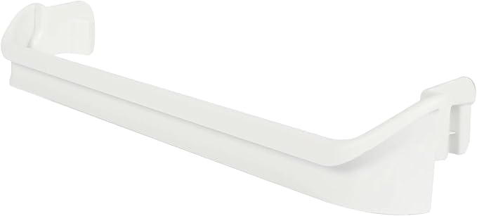 240535101 White Bottom Door Rack - for Frigidaire Refrigerator Door shelves - Fridge door condiments beverages organizer - Refrigerator door bin replacement - Fridge plastic shelves bin - W 21-1/2 in