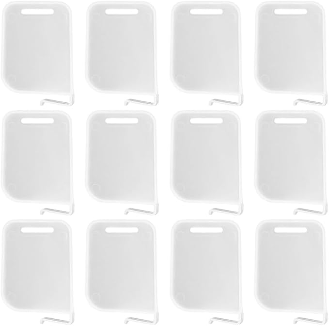 Cabilock 24Pcs Adjustable Refrigerator Divider Boards Plastic Fridge Shelf Organizers for Kitchen Storage and Freezer Drawer Partition