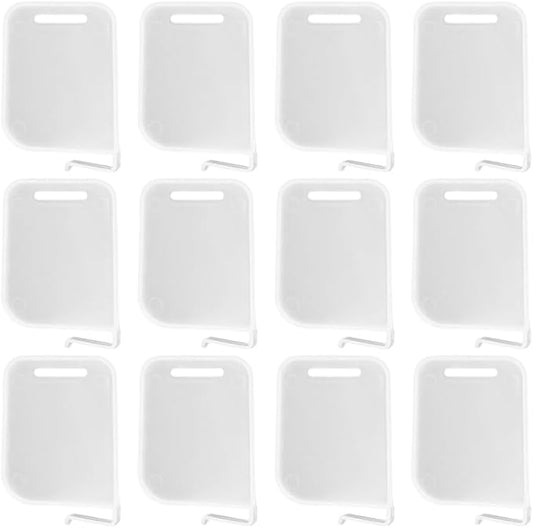 Cabilock 24Pcs Adjustable Refrigerator Divider Boards Plastic Fridge Shelf Organizers for Kitchen Storage and Freezer Drawer Partition