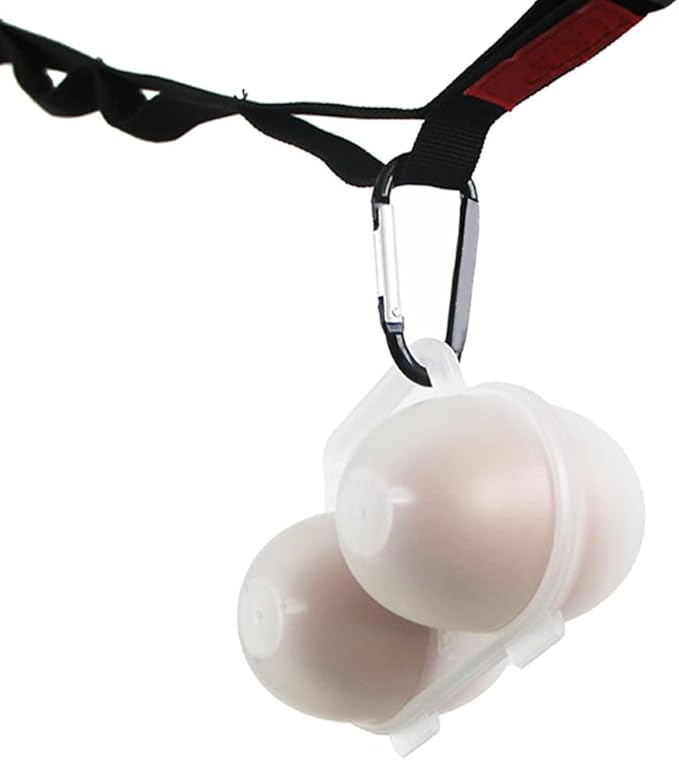 2pcs Eggs Carrier Egg Case, 2 Girds Egg Holder Container with D Buckle, Plastic Eg-g Storage Box Leakproof Shockproof, Eggs Tray for Camping Picnic Travel Outdoor Refrigerator(COLOR:Clear)