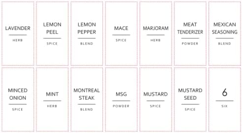 Talented Kitchen Spice Labels for Jars - 140-Pack, 1.25 x 2.5 in, Gold Matte Vinyl - Water-Resistant & Easy Peel & Stick - Kitchen & Pantry Organization - Spice Jar Labels Gold