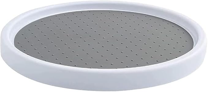10 Inches Lazy Susan Turntable, Pantry Organizers and Storage Spice Rack Can Organizer for Kitchen Cabinet Fridge, Decorative Tray for Fruit, Corner Cabinet Pantry Bathroom Cosmetic Farmhouse