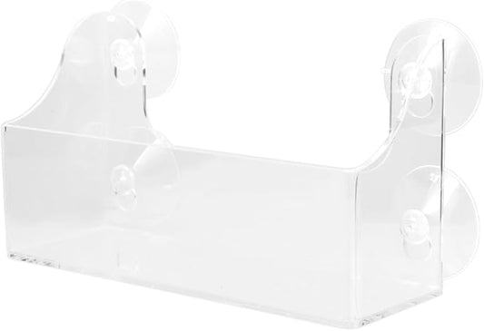 1pc Refrigerator Rack Beverage Shelf Fridge Indoor Plant Mount Shelves Suction Cup Storage Mounted Shelf Clear Cups Wall Mounted Shelves Suction Rack Shower Frige Acrylic