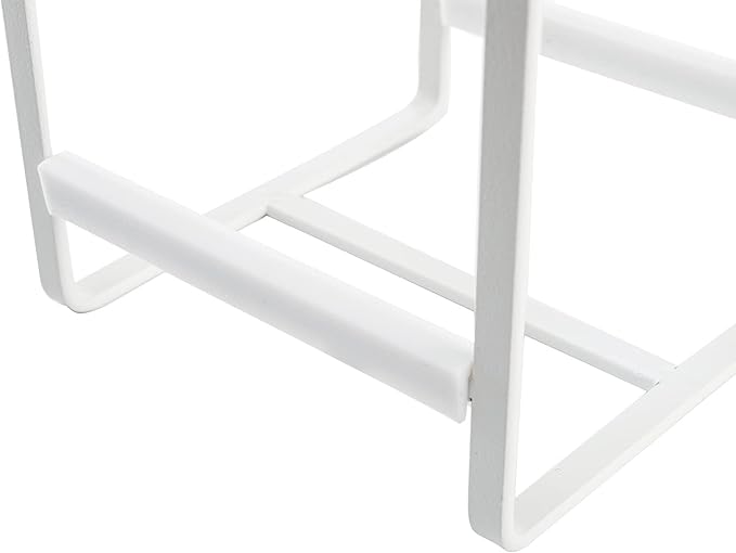 ZOOFOX 3 Pack Plate Holder Organizer, Upright Metal Dish Storage Stand, Dying Display Rack for Kitchen Cabinet, Counter and Cupboard (Small and Large, White)