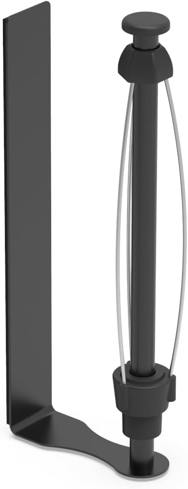 Ant Mag Magnetic Paper Towel Holder with One Hand Paper Tear and Adjustable Damping Effect Strong Magnet Ideal for Kitchen Refrigerator Cruise & Grill,Black