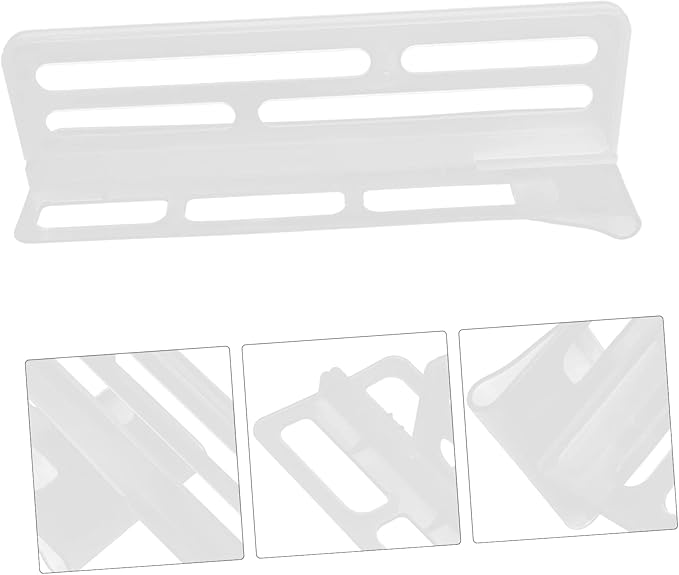 Refrigerator Divider Multifunctional Fridge Partition Adjustable Space Separator for Organization Sturdy Plastic Design for Freezers and Refrigerators