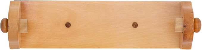 Design House Dalton Paper Towel Holder, Wall Mount, Easy Installation, Wood, Honey Oak, Durable, 13.4 in, 13.75 in W x 4.6 in L x 3.5 in H, Item 561233