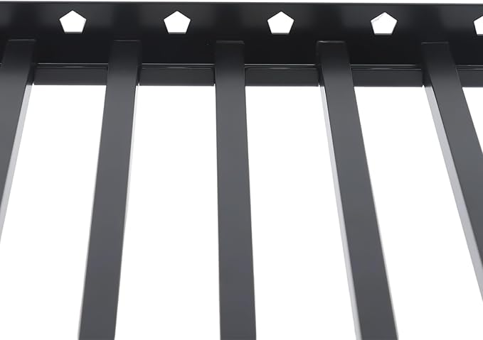 Wall Mounted Microwave Oven Rack, Stainless Steel Kitchen Shelf Organizer with Hooks, 110 Lbs Capacity for Spice Jars Plates Pots, Black