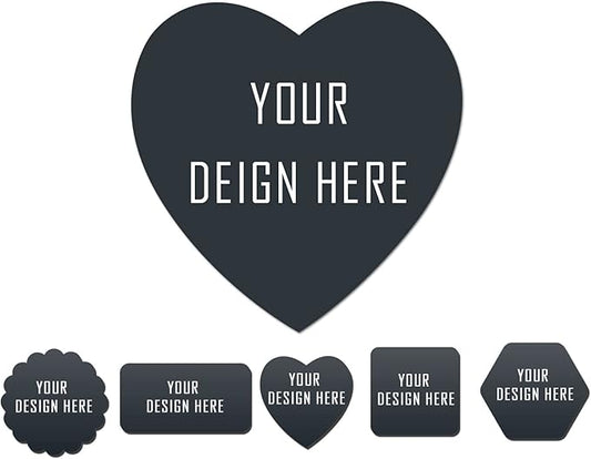 Custom Stickers Heart Labels Wedding Favor Personalized Labels for Gift Box Customized Sticker with Love 100,200pcs, 1",1.5",2", 3", 4"