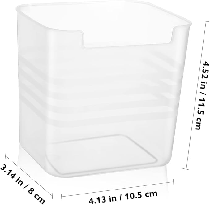 Garneck 2pcs Refrigerator Organizer Bins Design for Easy Access Food-Grade Material for Condiments Vegetables and Drinks Storage