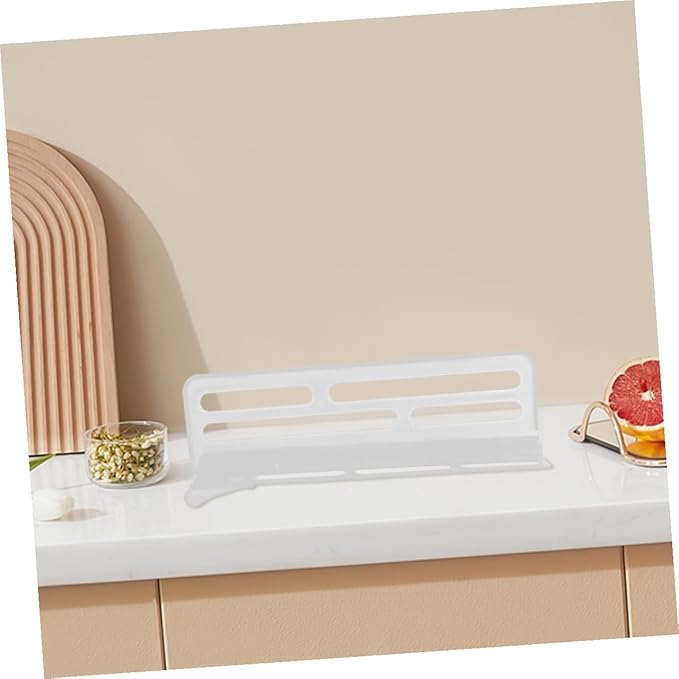 VALICLUD 6pcs Adjustable Refrigerator Compartment Dividers, Sturdy Plastic Fridge Organizers Featuring Firm Clips, Space-Saving Food and Beverage Separators for Home Kitchen Storage