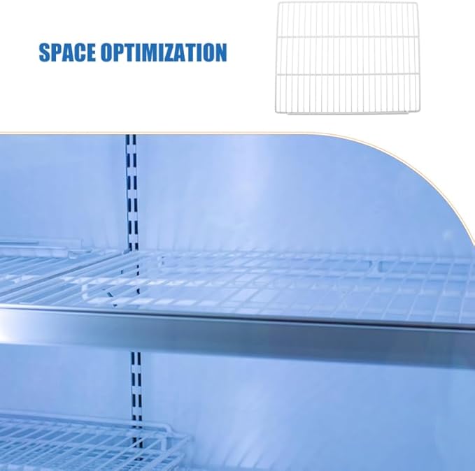 Freezer Rack Organizer Heavy Duty Wire Shelf Divider for Refrigerator and Freezer Storage Adjustable Wire Shelf for Pantry