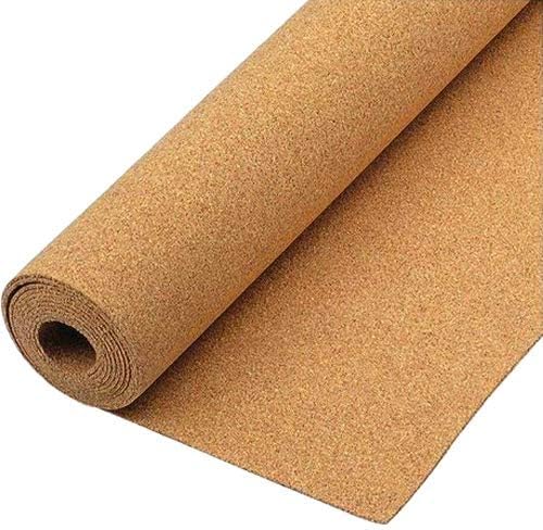 Natural Cork Board Textured Vinyl Wrap Underlayer Shelf Sheet Roll Drawer Liner (16 inches x 2ft)
