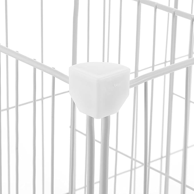 Freezer Partition Rack with Bottom Storage Basket Wire Storage Organizer for Refrigerator and Deep Freezer 14.57 X 14.57 X 7.48 Inches Space-Saving Kitchen and Pantry Solution