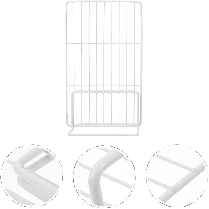 Refrigerator Separator Wire Divider 17x29cm Metal Freezer Partition Board Fridge Organizer Mesh Shelf Divider for Freezer Storage and Compartment Separation