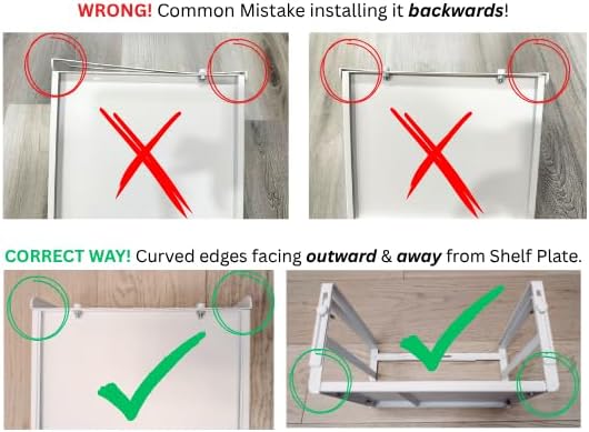 Under Shelf Storage Basket Organizer Expandable - Adjustable Width Height Cabinet Space Saver - Clip On Metal Hanging Rack - 30lb Capacity Kitchen Office Bathroom Declutter Solution - 2 Pack, White