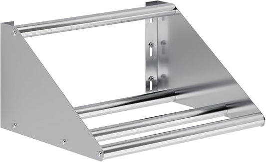 AmGood 22 in. Stainless Steel Tubular Glass Rack Shelf. Holds One Dish Rack. NSF.
