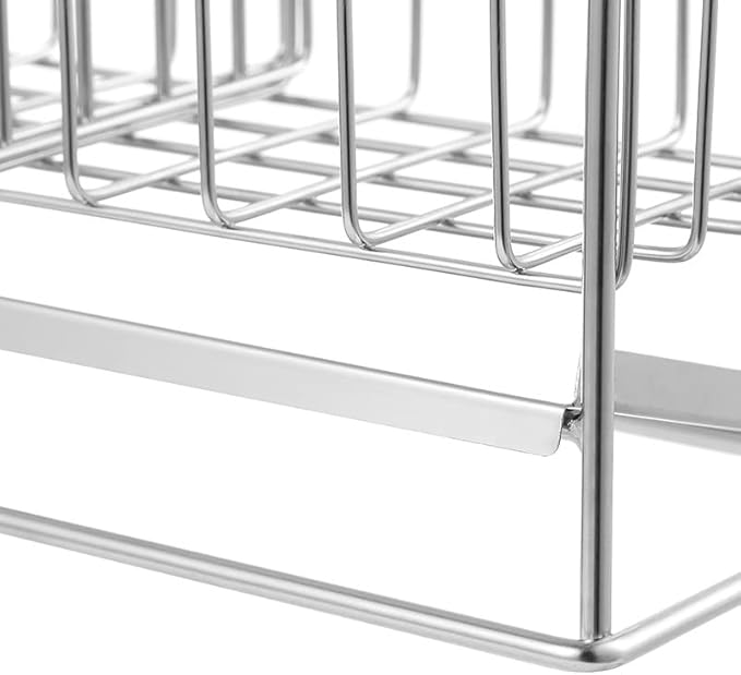 Sink Caddy - Kitchen Sink Organizer - Quick Draining, 304 Stainless Steel Tray