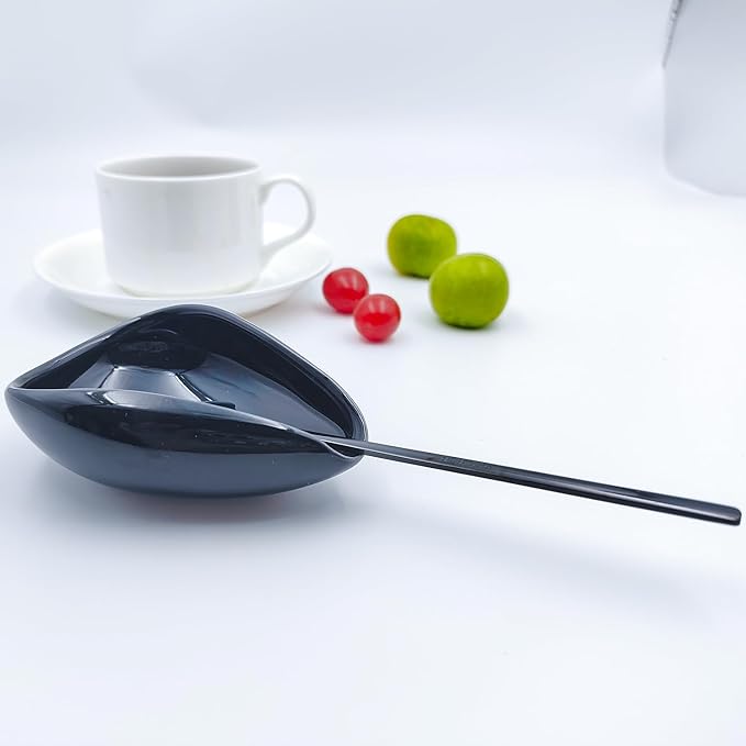 Ceramic Spoon Rest, Mini Coffee Spoon Holder for Coffee Tea Spoons Stirrers, Coffee Station Decor Coffee Bar Accessories