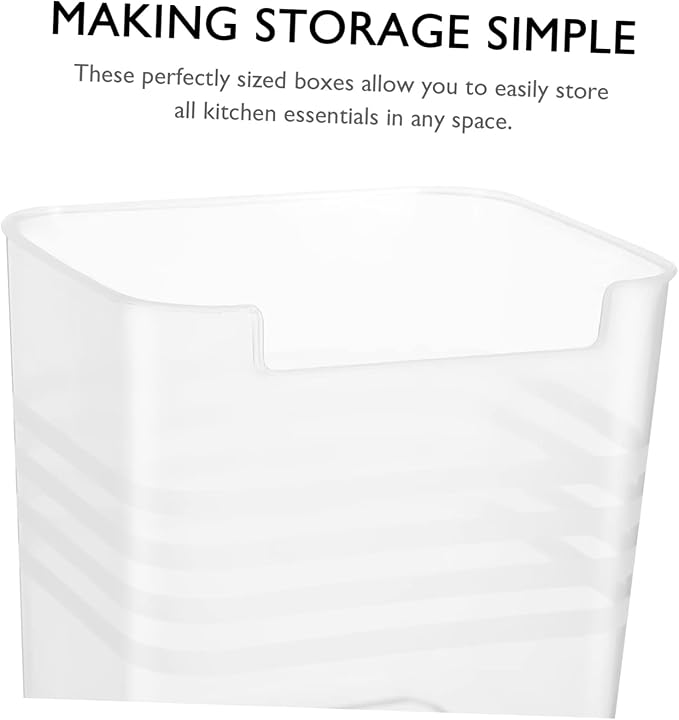 GLEAVI 10pcs Translucent Fridge Organizer Bins Vertical Storage for Refrigerator Door Food-Grade Seasoning Storage Box for Kitchen and Pantry Organization