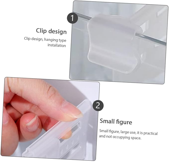 8pcs Refrigerator Side Door Dividers Fridge Organizers Telescopic Bins