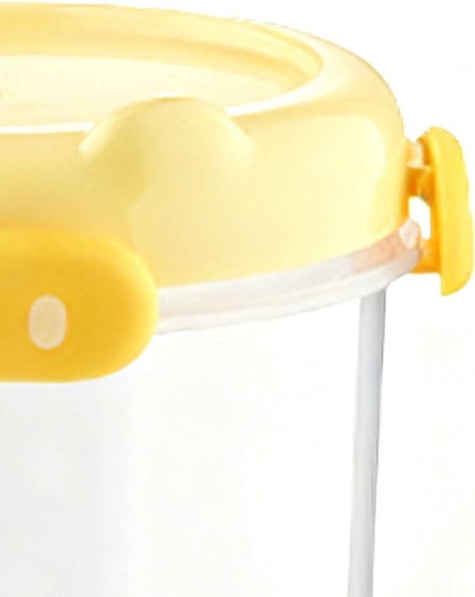 Kitchen Canister - Flour Container, 1000ml Food Grade Airtight Storage With Lid, Food Storage Container For Grain Cereal Baking Powder Chips Snack Bread Bean Popcorn Counter Cabinet Freezer