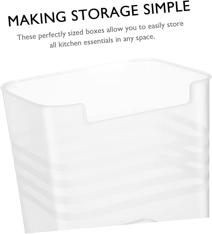 Garneck 2pcs Refrigerator Organizer Bins Design for Easy Access Food-Grade Material for Condiments Vegetables and Drinks Storage