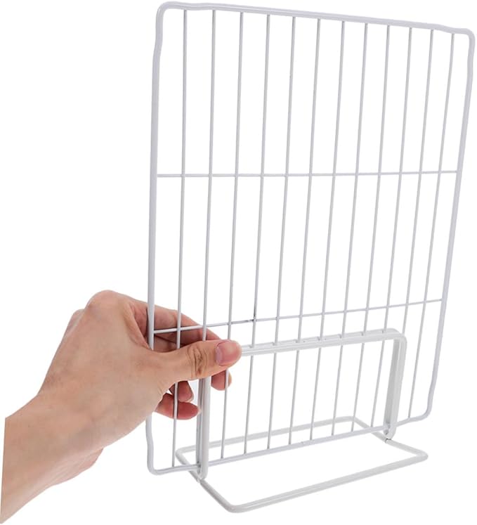 Alipis Refrigerator Divider Organizer Mesh Wire Partition for Freezer and Fridge Shelves Transparent Vertical Storage Rack for Efficient Food Categorization and Easy Access in Home and Supermarket Use