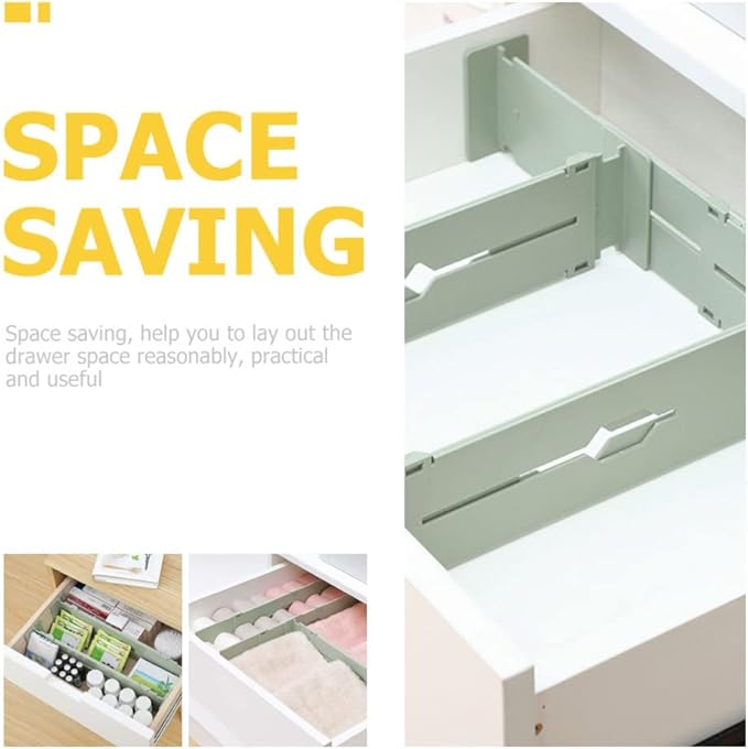 FAVOMOTO 4pcs Retractable Drawer Partition Boards Multi-Functional Organizers for Drawer Sorting Space-Saving Design for Clothing Towels and Accessories Stylish for Storage