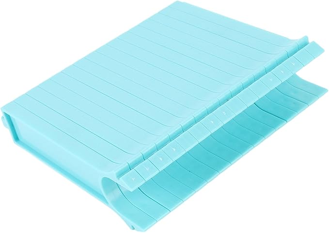Asixxsix Baking Tray, Space Saving Sturdy Plastic Cooling Rack, Baking Sheet Dividers with Secure Clips for Vertical Storage and Cooling (Long 17-32in)