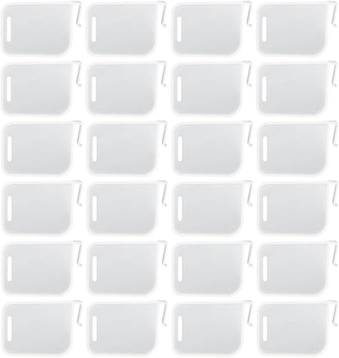 Beavorty 100 Pcs Refrigerator Side Door Partitions Fridge Drawer Dividers Adjustable Storage Organizer Clips for Daily Refrigerator Organization and Kitchen Storage