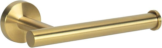 NearMoon Bathroom Toilet Paper Holder, Premium SUS304 Stainless Steel Rustproof Wall Mounted Toilet Roll Holder for Bathroom, Kitchen (1 Pack, Brushed Gold)