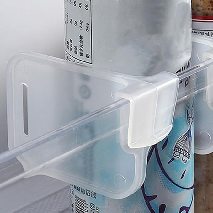 Cabilock 24Pcs Adjustable Refrigerator Divider Boards Plastic Fridge Shelf Organizers for Kitchen Storage and Freezer Drawer Partition