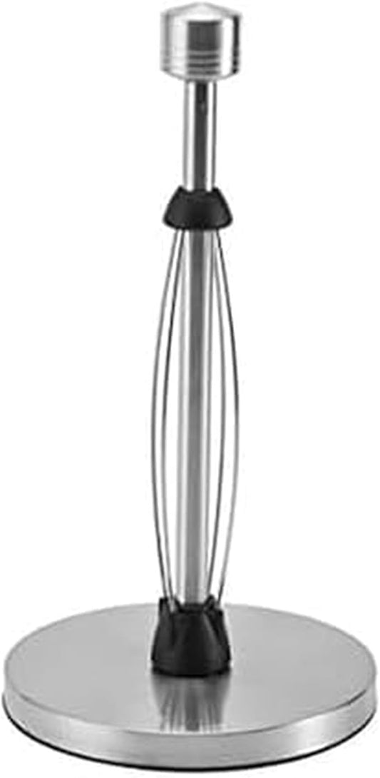 Kamenstein Perfect Tear Low Profile Stainless Steel Countertop Paper Towel Holder, One Handed Pull, No Unraveling, Weighted Base to Prevent Tipping, 13 Inch