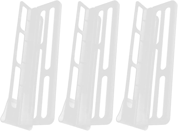 SHINEOFI 3pcs Refrigerator Divider Shelf Organizers Multifunctional Fridge Compartment Partition Boards for Kitchen and Freezer Storage