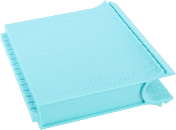 Asixxsix Baking Tray, Space Saving Sturdy Plastic Cooling Rack, Baking Sheet Dividers with Secure Clips for Vertical Storage and Cooling (Long 17-32in)