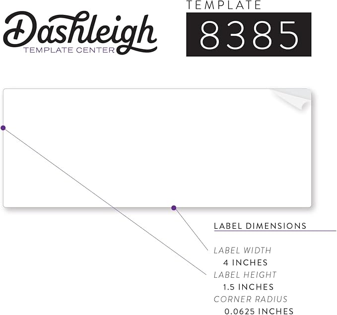 600 Printable Small Bottle Labels for 2 oz. and 4 oz. Bottles, 4 x 1.5 inches