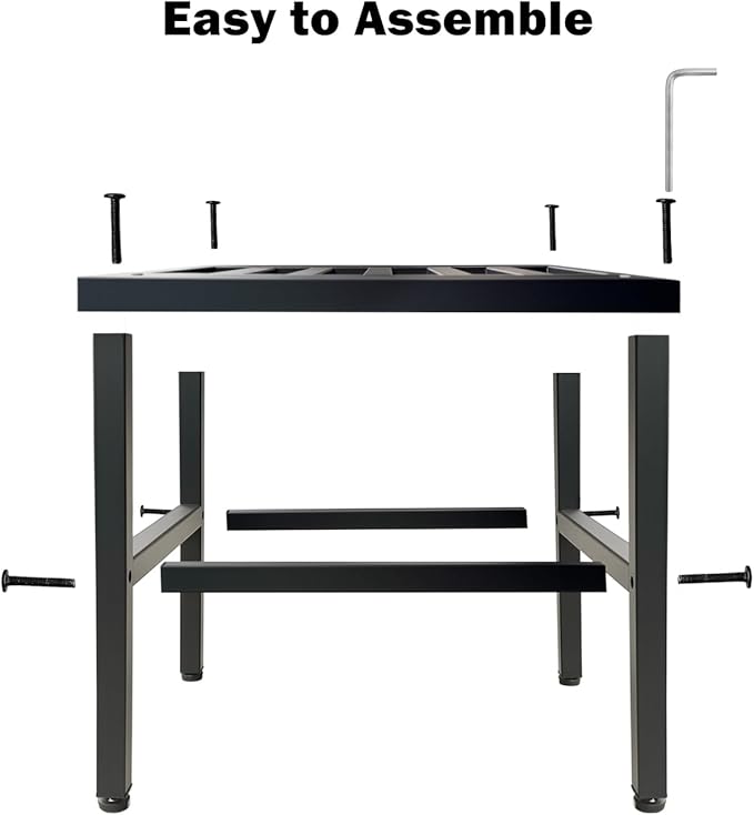 Plant Stand Indoor Outdoor,13 Inch Round Metal Plant Stands Riser,Heavy Duty Wrought Iron Pedestal Holders for Large Flower Pot,Outside Rust-Proof Black Flower Display Shelf for Patio,1-Pack