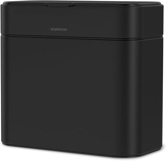 simplehuman Compost Caddy, Detachable and Countertop Bin, 4 Liter / 1.06 Gallon, Matte Black