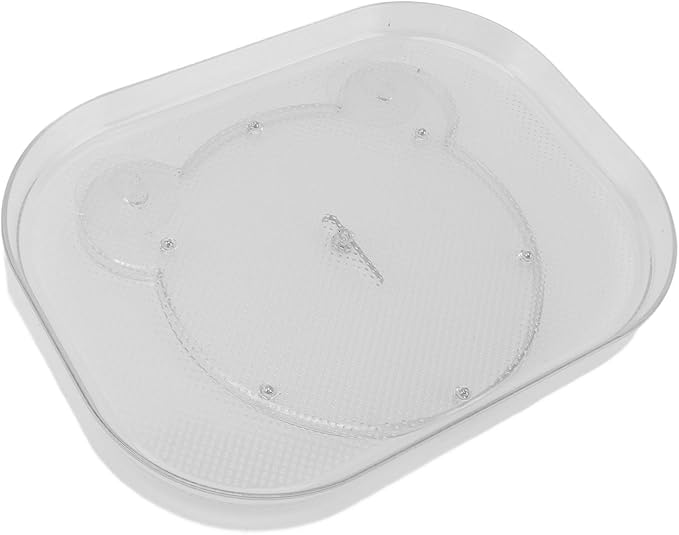 Cryfokt Turntable Organizer for Refrigerator, Non Slip Bottom 360 Degree Rotating Storage Tray, Space Saving Refrigerator Organizer and Storage Tray for Snacks (1)
