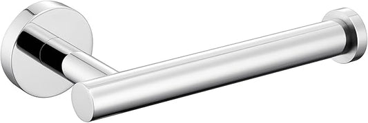 Toilet Paper Holder Polished Chrome, APLusee 304 Stainless Steel Tissue Roll Hanger, Round TP Roll Dispenser for Bathroom Kitchen Washroom, Wall Mount